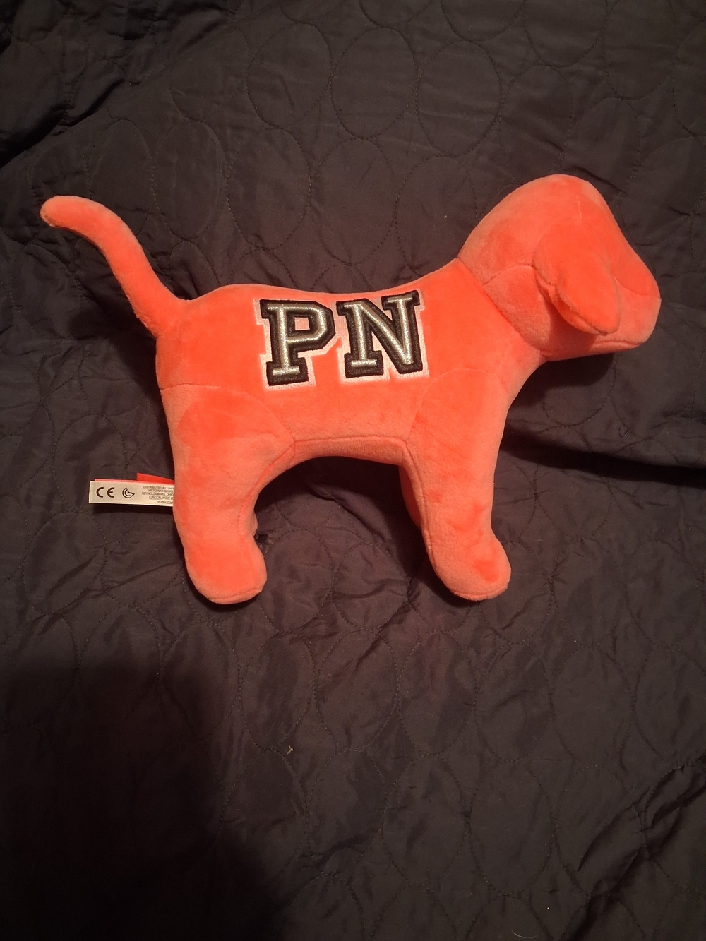 PINK Victoria's Secret Pink Plush Dog Toy with PN Patch